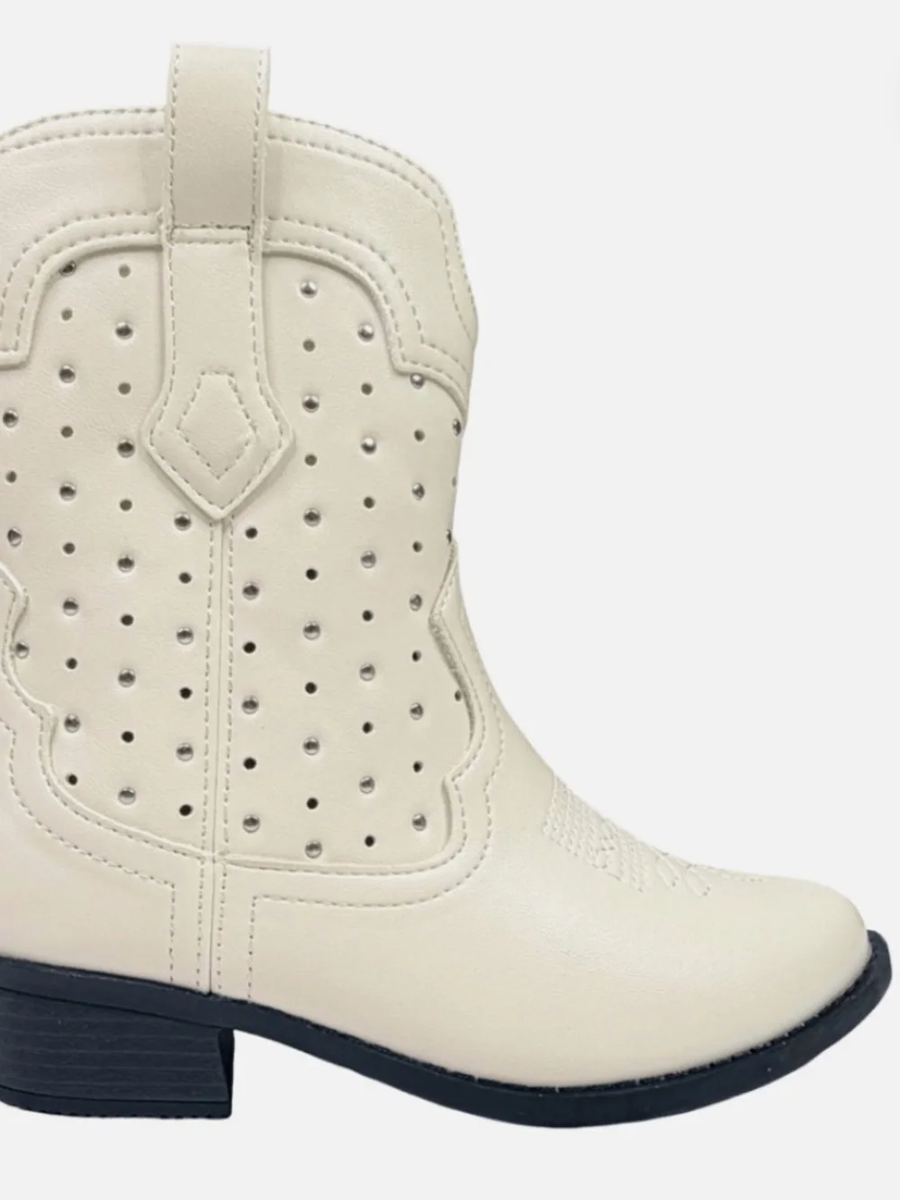 Kids' Jovi Western Boots - Art Class™ White 13: Medium Width, Zipper Closure,